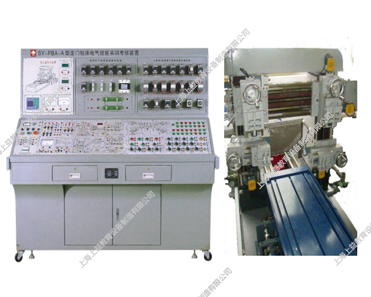 SYBS-LMB2型 龍門(mén)刨床電氣技能實(shí)訓(xùn)考核裝置（半實(shí)物、變頻調(diào)速、一套機(jī)組）